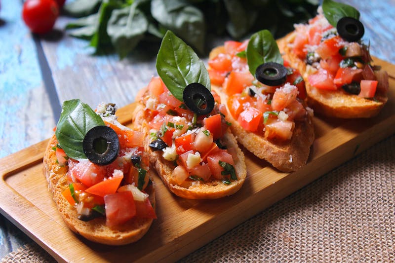 Bruschetta appetizer