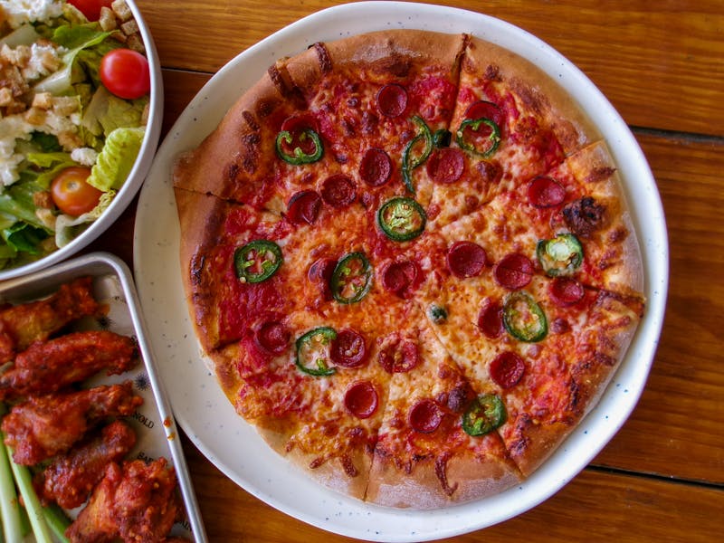 Spicy diavola pizza