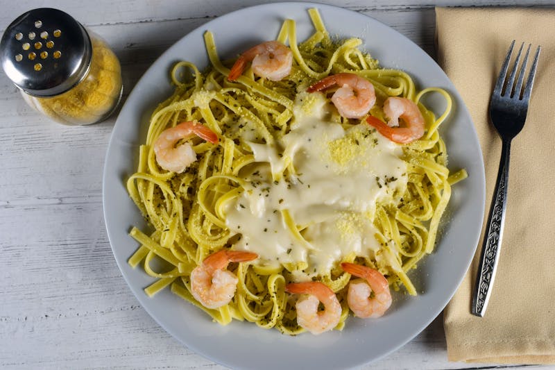 Fettuccine Alfredo creamy pasta