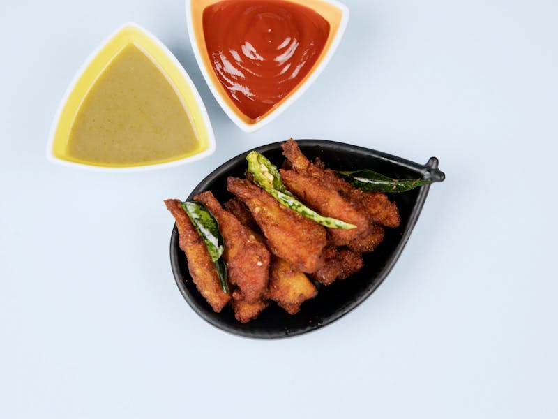 Crispy wings side dish