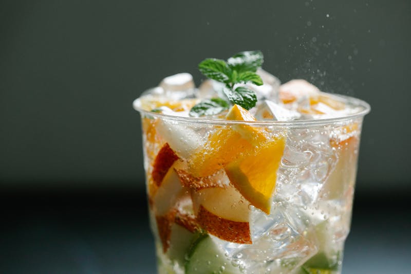 Fresh lemonade drink