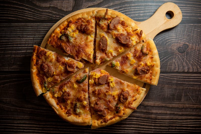 Truffle mushroom white pizza
